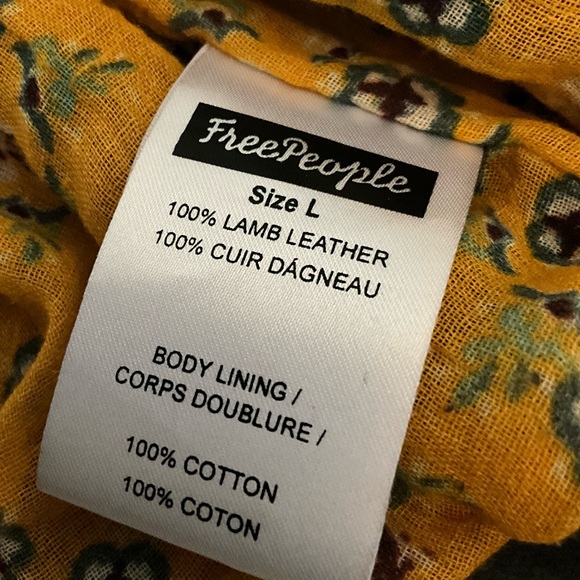 Free People Avis Genuine Leather Jacket - Picture 10 of 11